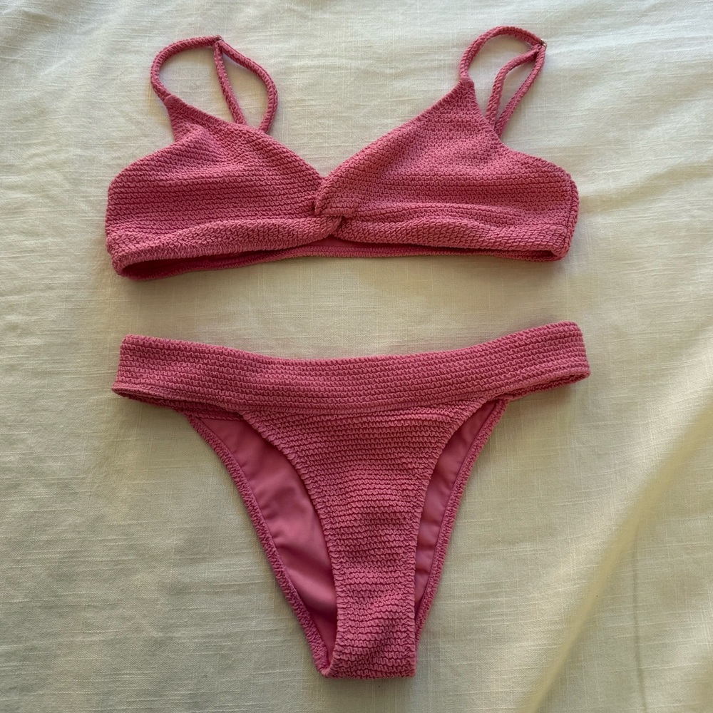 PacSun Pink Bikiki, top size M & bottoms size S